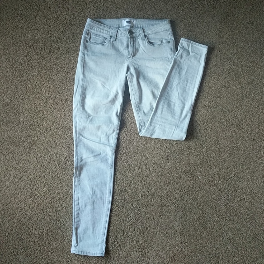 Light gray paige jeans
